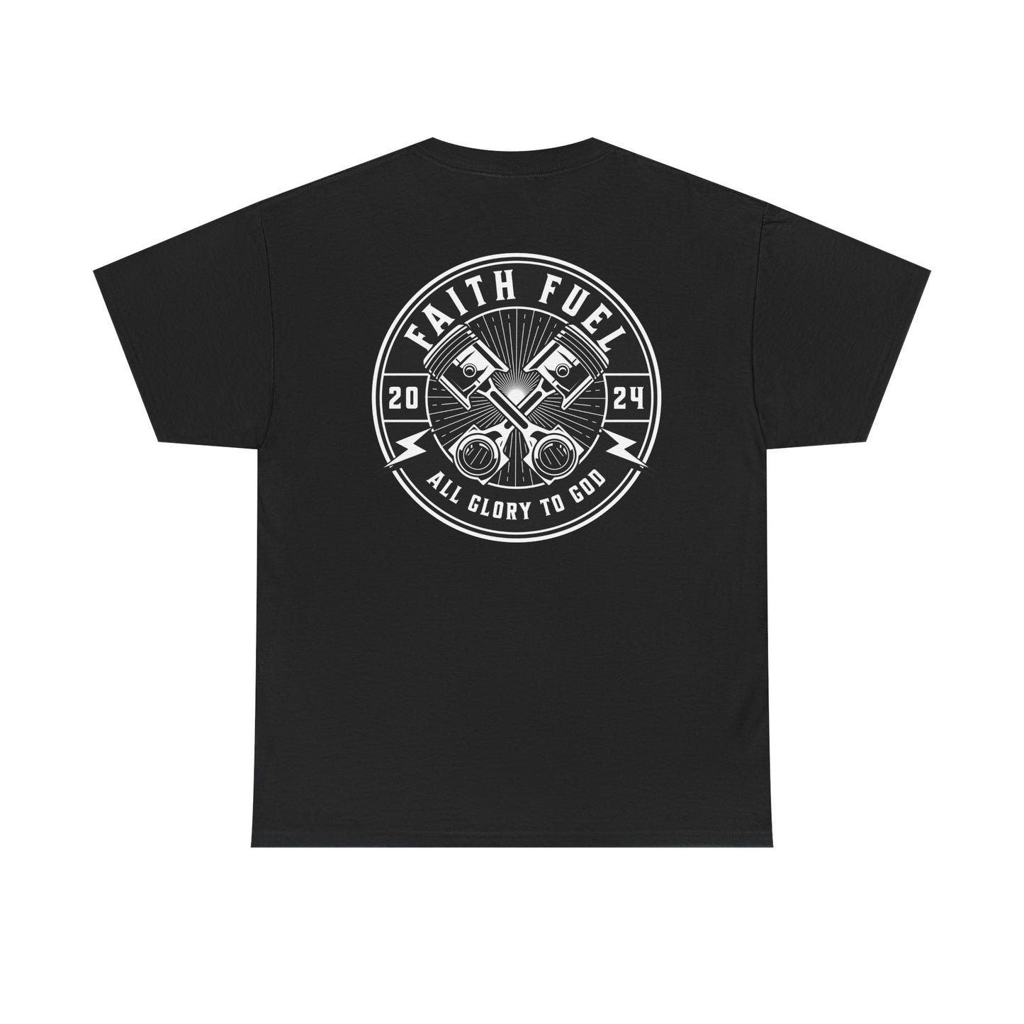 Unisex heavy cotton tee - "All Glory To God"